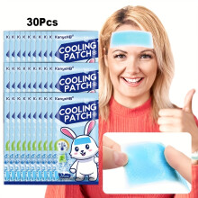 (30Pcs) 30 Comfortable Cooling Patches For Outdoor, Work, Driving And Mobile Phone Cooling