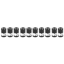 (As show, One size) 1/4'' Strong Magnetic Force Screwdriver Magnetic Ring 21mm Length for Screwdriver Bit(10 Pcs)