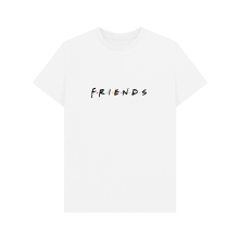 (XL, White) Friends Logo Unisex T-Shirt - White