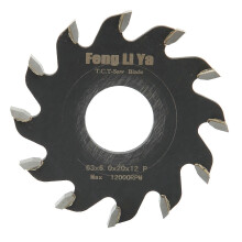 (As show, One size) Saw Blade Alloy Slotting Milling Trimming Saw Blade Saw Replacement Parts for Wood Cutting