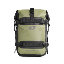 (As show, One size) Motorcycle Bumpers Bag Waterproof 6L Motorcycle Side Frame Bag Motorcycle Crash Bar Bag Universal Mo