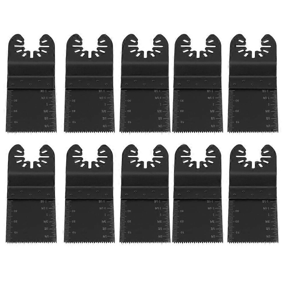 (As Show, One Size) 10Pcs 34Mm High Carbon Steel Multifunctional Oscillating Saw Blade 6909775984772
