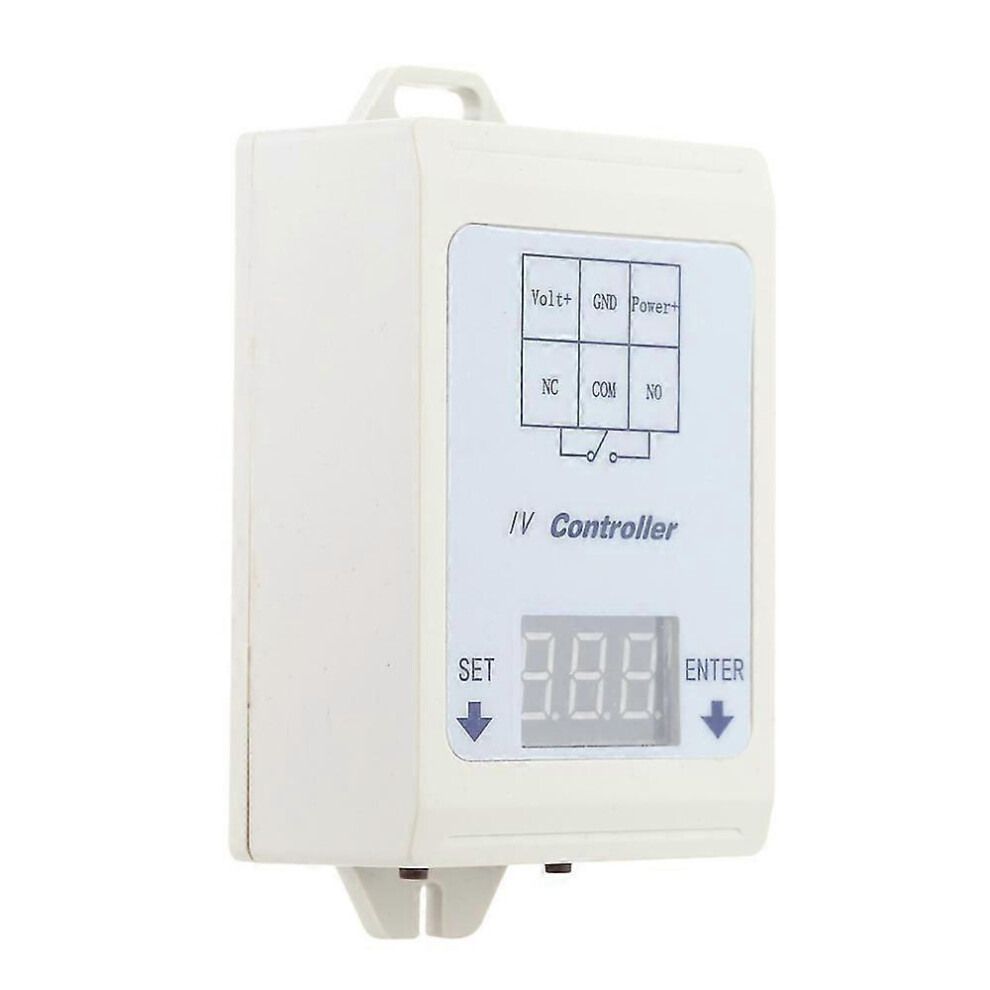 (As Show, One Size) 12V 24V Dc Led Display Digital Voltage Meter Test Control Relay Timer 6909775955000