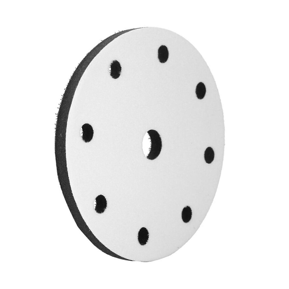 (As Show, One Size) 150Mm Diameter Soft Buffer Sponge Interface Cushion Pad For Sanding Pads (9 Holes) 6909775986783