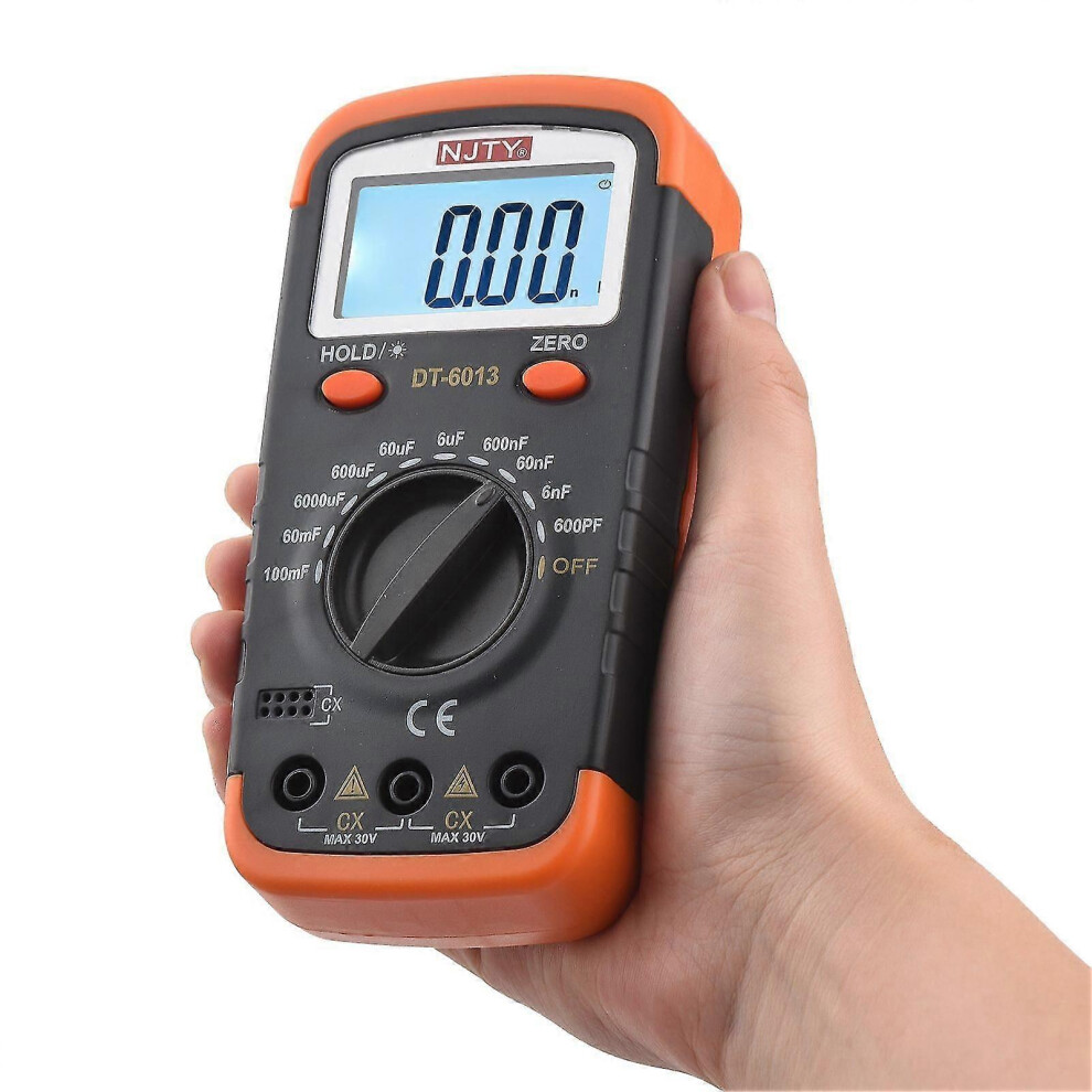 (As Show, One Size) Digital Capacitance Meter With Lcd Backlight Display 6909775947265
