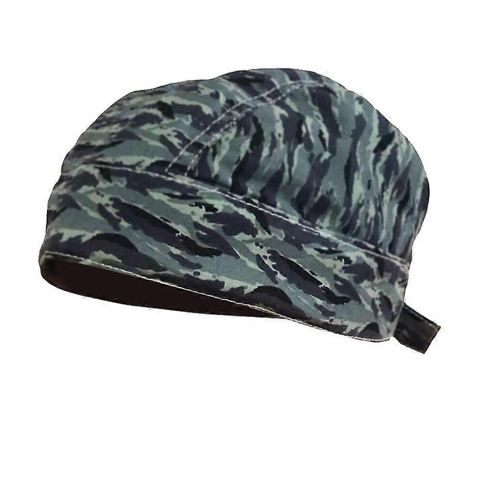 (As Show, One Size) Flame-Retardant Cloth Welding Cap Flame-Retardant Anti-Hot Anti-Splash 6909775954997