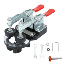 (As show, One size) Hole Drilling Guide Locator Fast Accurate Positioning Rust Proof Woodworking Hinge Opener for Cabinet