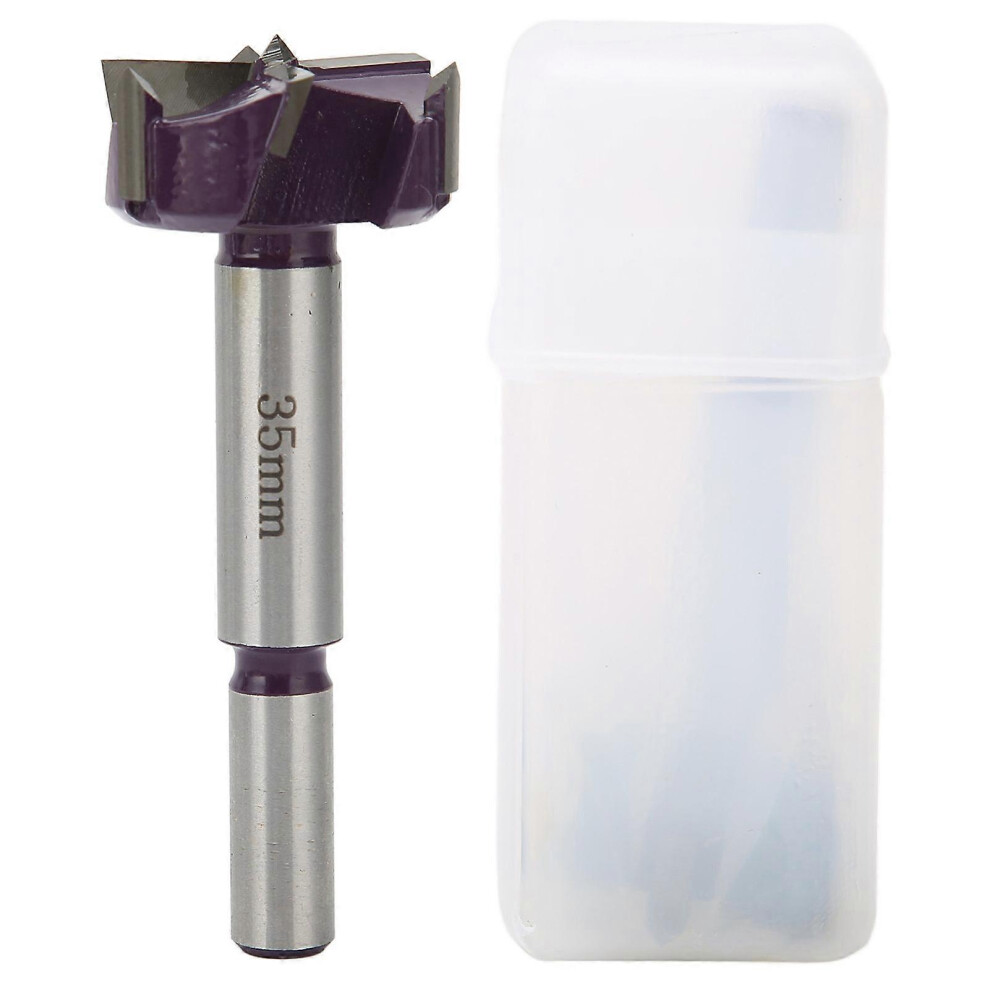 (As show, One size) Concealed Hinge Jig Bit 3 Flute Woodworking Hole Punch Drill Carbon Steel Power Tool Parts35mm-image-OPC-PH9JBR6-NEW