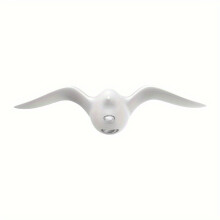 (White) 1pc Sea Gull Motion Sensor Night Light | Rechargeable Battery Operated, Dimmable 3 Colors Temperature LED