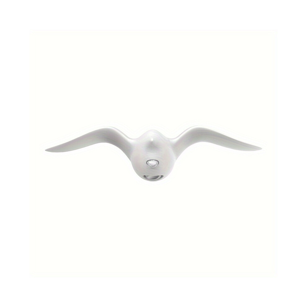 Closkye () 1Pc Sea Gull Motion Sensor Night | Rechargeable Battery Operated, Dimmable 3 Colors Temperature Led White/Light
