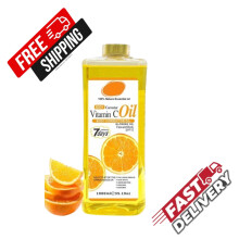 Veet Gold Orange Vitamin C Oil Body Massage Oil With Natural Ingredients - 1000mL