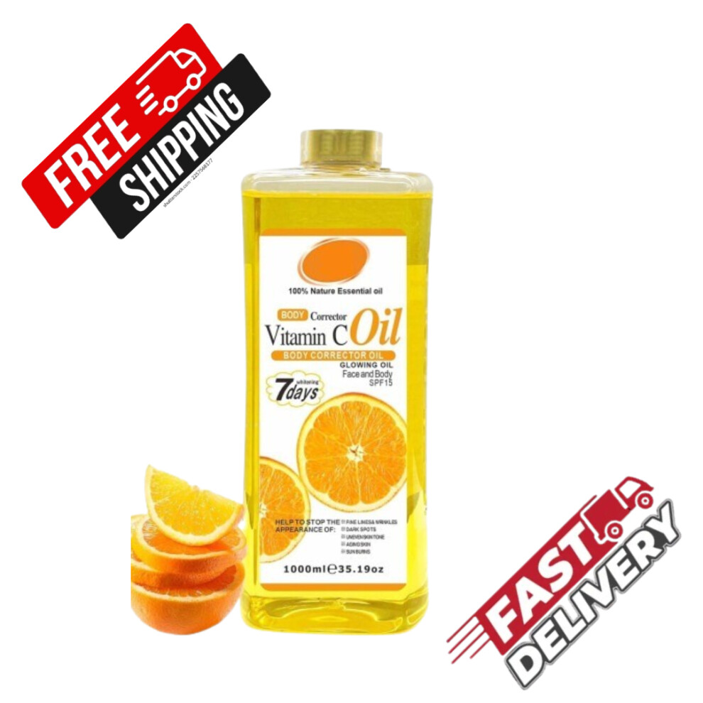 Veet Gold Orange Vitamin C Oil Body Massage Oil 1000mL