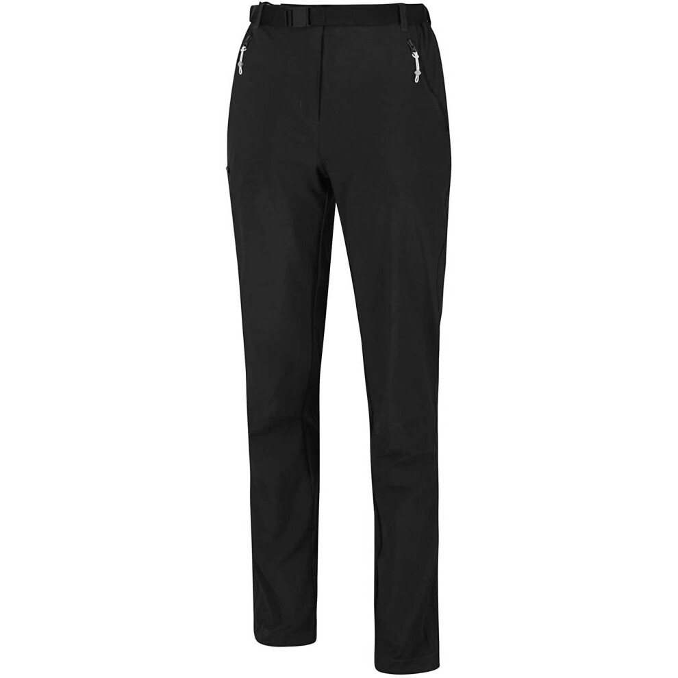 (12 UK R, Black) Regatta Womens/Ladies Xert III Stretch Active Trousers