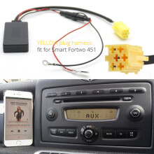 (Smart 451 ohne Mikrofon) Auto Bluetooth 5.0 Mercedes Benz Smart 450 451 Roadster Grundig Radio Host 8Pin 6Pin