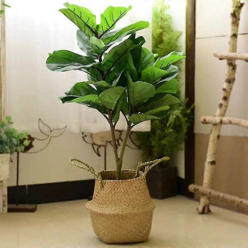 Straw Flower Pot 1