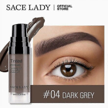 (A04 Dark Grey) Sace Lady Waterproof Eyebrow Gel Makeup Henna Shade For Eye Brow Tint Natural
