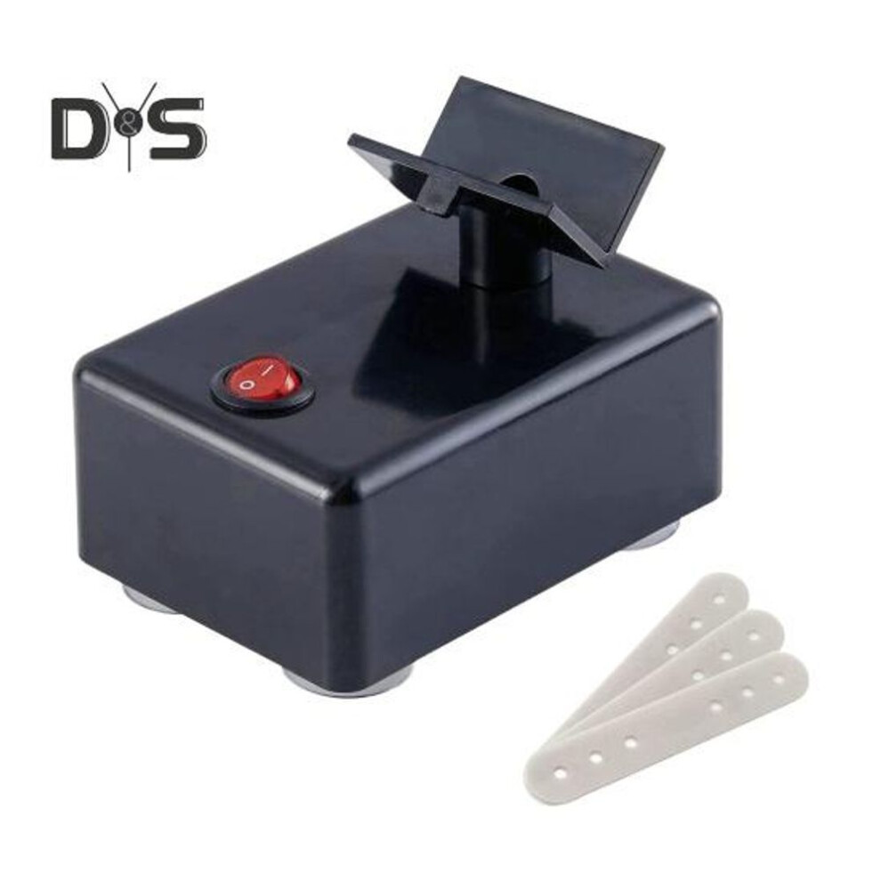 (black, EU) Nail Lacquer Shaker Paint Vibrating Screen 3200 Shakes/min Hands-free Shaking Machine For Nail Art Tattoo Ink