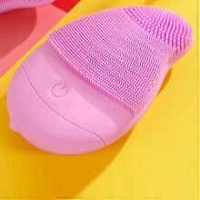 (Charging Model Pink) Facial Cleanser Fruit Cartoon Facial Cleanser
