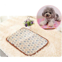 Pet Sleep Mat, Dog kennel Mat and Cooling Mat Puppy Summer Cool & Warm Dual Cushion Dogs Crate Pad