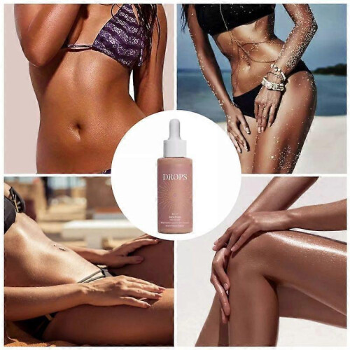 (3pcs)Sunless Tanning Drops,Self Tanning Drops for Dark Fake Tan 2
