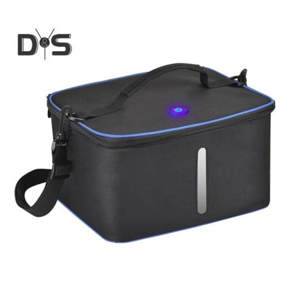 Sterilization Bag USB Rechargeable Portable Large Size 10-Minute Sanitizing Cycle One-Touch Operation UV Dual LED Panels Sterilizers Box Household