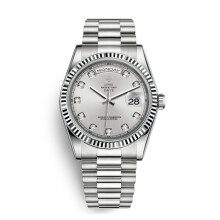 (Weiß) 2024 Neue Luxusuhr für Männer Edelstahl Armbanduhr Herren Armbanduhr Armbanduhr Sonntagskalender Deluxe