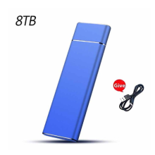 (Blau 8 TB) Schnelle 2 TB 4 TB 16 TB SSD Tragbare externe Solid-State-Festplatte USB3.1-Schnittstelle Mobile Festplatte