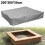 (150x150x20cm,Grey)Sandbox Cover, Sandbox Canopy With Drawstring, Sandpit Pool Cover 1