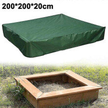 (150x150x20cm, Green) Sandbox Cover, Sandbox Canopy With Drawstring, Sandpit Pool Cover