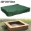 (150x150x20cm,Green)Sandbox Cover, Sandbox Canopy With Drawstring, Sandpit Pool Cover 1