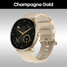 (Champagnergold) [Weltpremiere] GTR 3 Pro Fitness- und Wellness-Smartwatch-Display aus 316L-Edelstahl, Smartwatch