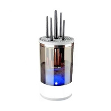 (black) Automatic Electric Cosmetic Brush Cleaner for All Size Makeup Brush