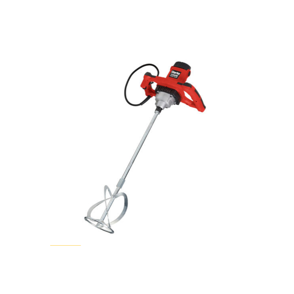 Clarke Mortar Mixer Plaster Cement 1200W Paint Mixing Paddle Heavy Duty Pm1200 5016086260004