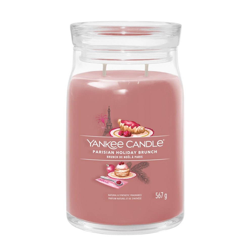 Yankee Candle Signature Parisian Holiday Brunch Large Jar Pink 567g