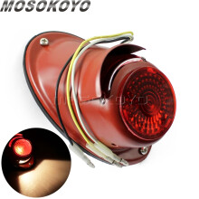 (6352 Rot) Beiwagen Kotflügel Hinten Bremslicht Bremslicht Blinker BMW Zundapp DB KS750 M1 M1M M1S M72 R12 R75
