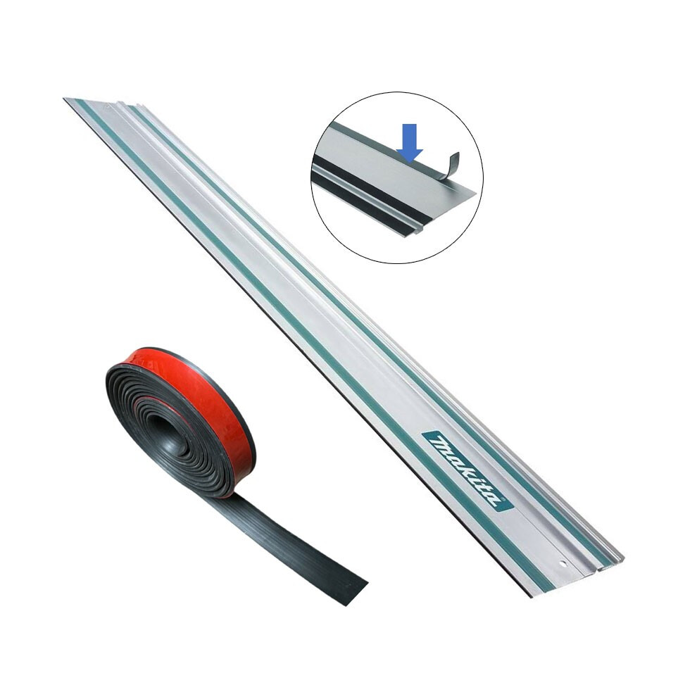 Makita Aluminum Plunge Saw Guide Rail 1.5m DSP600 199141-8 + 3m Splinter Guard