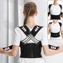 (3XL) Posture Correction Back Brace, Shoulder Straightener Posture Corrector Adjustable for Women Men Scoliosis Hunchback Spine Corrector
