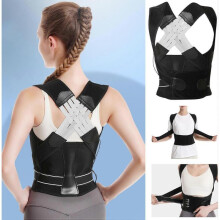 (S) Back Brace Posture Corrector for Women Men, Back Straightener Posture Corrector For Back, Neck, Shoulder Brace Posture Back Brace