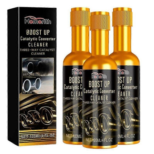 3Pcs Boost Up Vehicle Engine Catalytic Converter Cleaner DeepCleaning Multipurpose