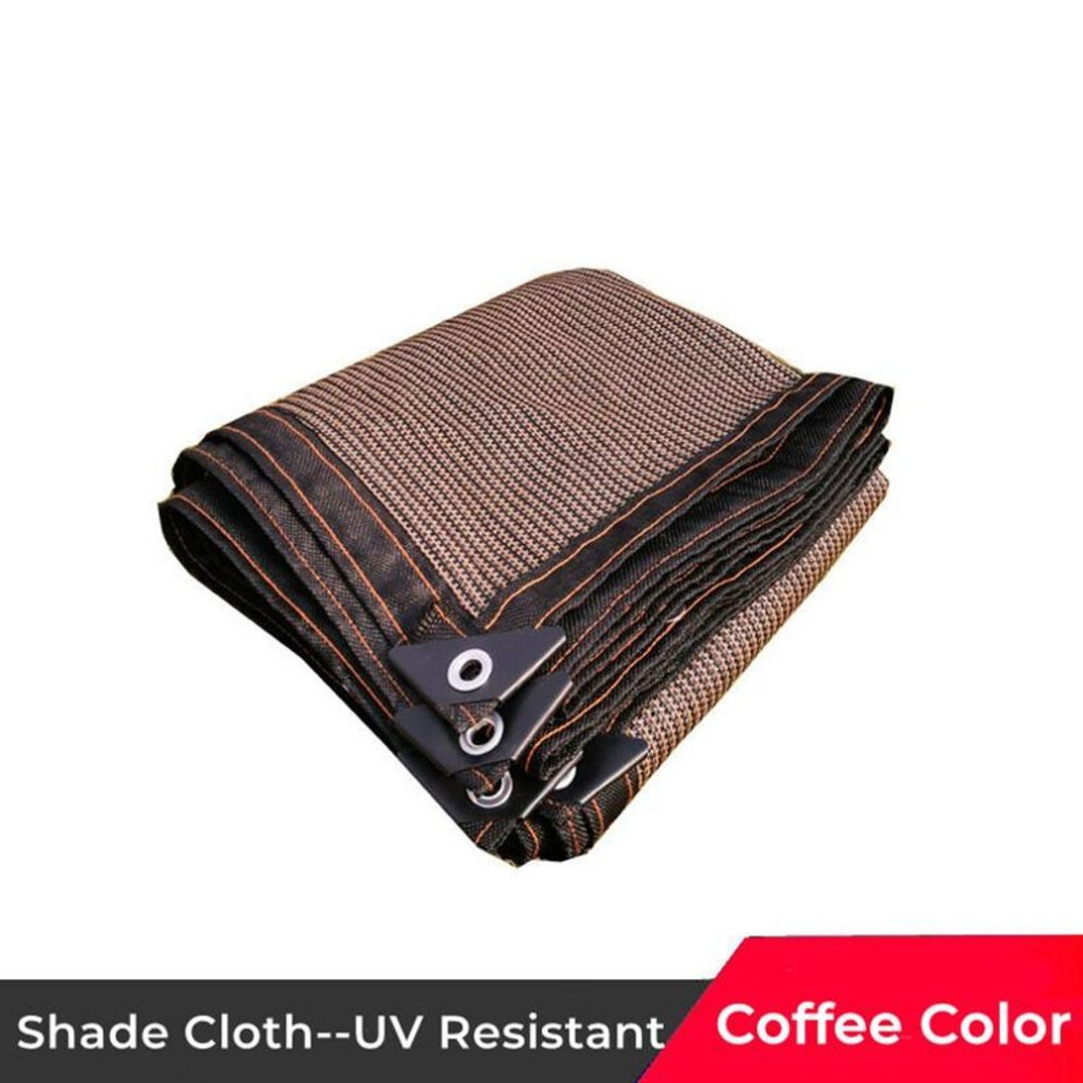 (as the picture, 2x10m) Sunshades Depot Privacy Fence Screen Brown Heavy Duty Commercial Windscreen Residential Fence Netting Fence Privacy Blockage