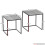 Vida Designs (Grey) Brooklyn 2pc Nesting Coffee & End Tables 6