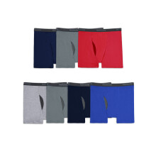 Fruit of the Loom Boxer da uomo Coolzone, confezioni multiple traspiranti e traspiranti, confezione da 7 Big Man, colori assortiti 3X-Large
