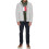 Tommy Hilfiger Tommy Hilfiger Herren Classic Zip Front Fleecejacke, Schwarz/Grau, X-Large 5