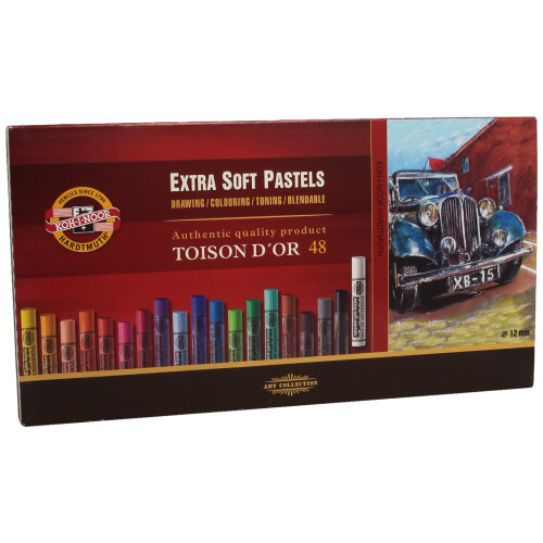 KOH-I-NOOR Extra Soft Pastels Set/48 FA8556