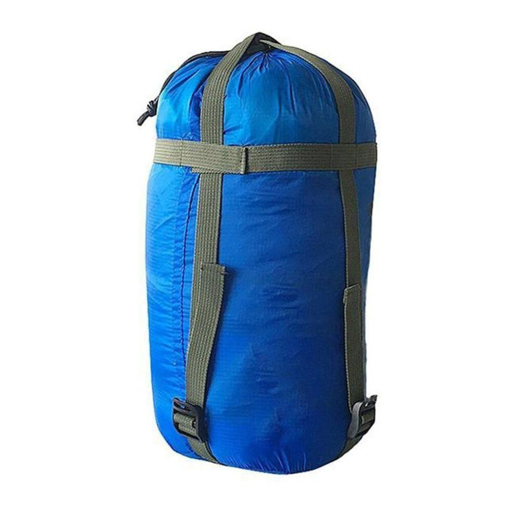 (sky blue) Sleeping Bags Storage Compression Stuff Sack Compression Pack Survival Sleeping Bag Holder