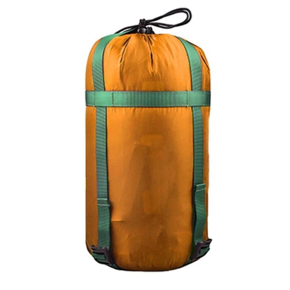 (orange) Sleeping Bags Storage Compression Stuff Sack Compression Pack Survival Sleeping Bag Holder