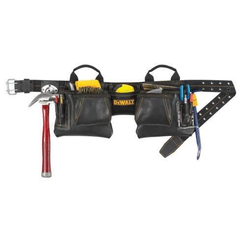 DeWalt DEWALT DG5472 Ποδιά Ξυλουργού με Δέρμα και Τσέπες, 12 τσέπες