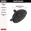 DELTA 75898CBL Universal Components Shower Head  Matte Black 5