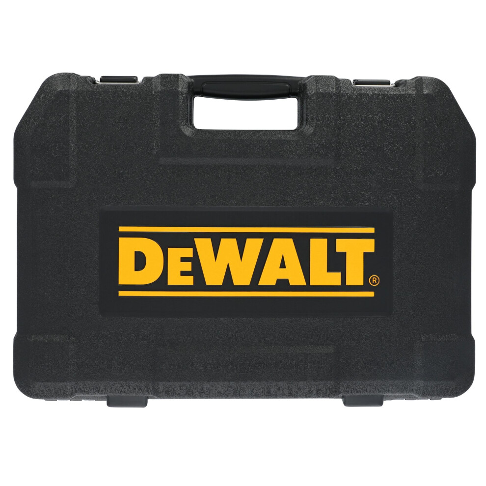 DEWALT 142 Piece Mechanics Tool Set  1/4 Inch and 3/8 Inch Drive  SAE and Metric (DWMT45425)