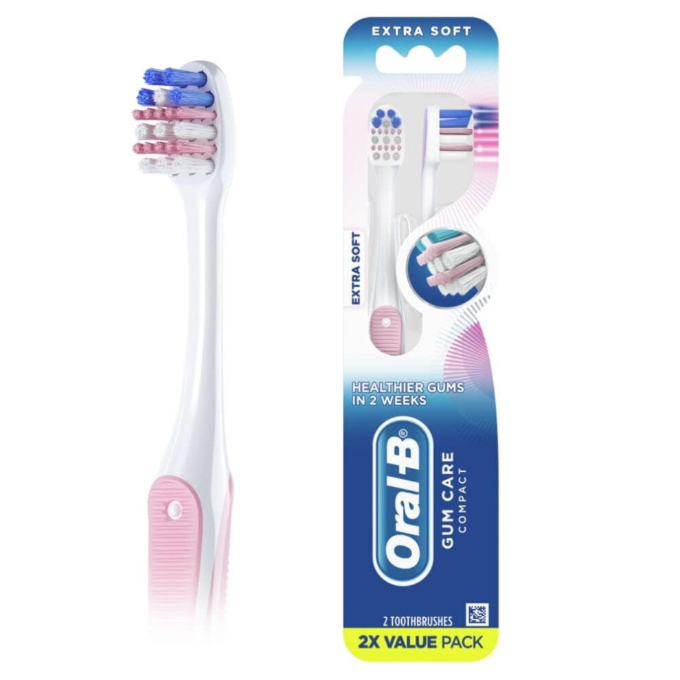 Spazzolini Oral-B Gum Care Sensitive Extra Morbidi, Confezione Da 2-image